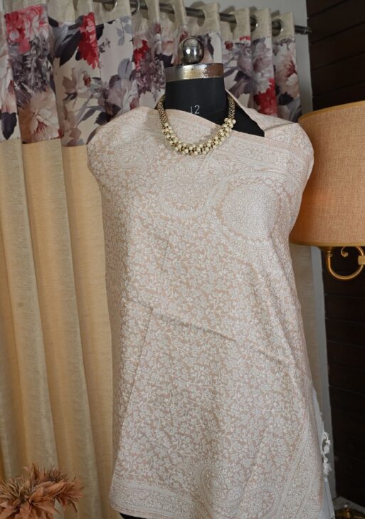 Viscose silk printed shawl